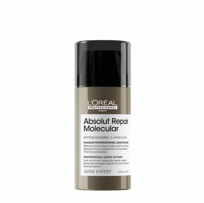 maska-bez-izplakvane-za-uvredena-kosa-s-termozashtita-loreal-professionnel-absolut-repair-molecular-leave-in-mask-100ml Маска без изплакване за увредена коса с термозащита L'Oréal Professionnel Absolut Repair Molecular Leave-In Mask 100ml - Image 1